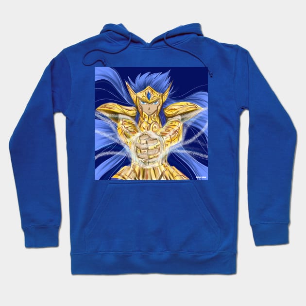 camus of aquarius the golden saint of knights of the zodiac Hoodie by jorge_lebeau